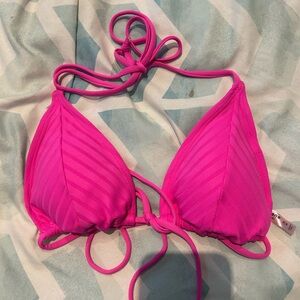 pink bathing suit top